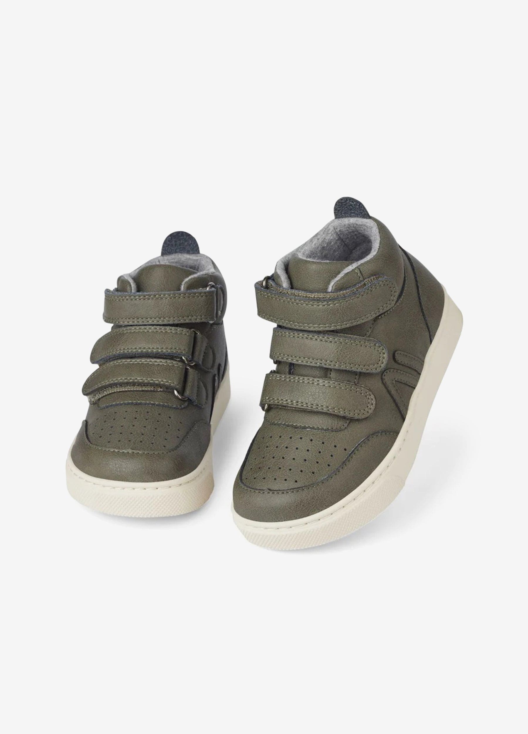 Fråga -fotformad mitten -hi sneaker